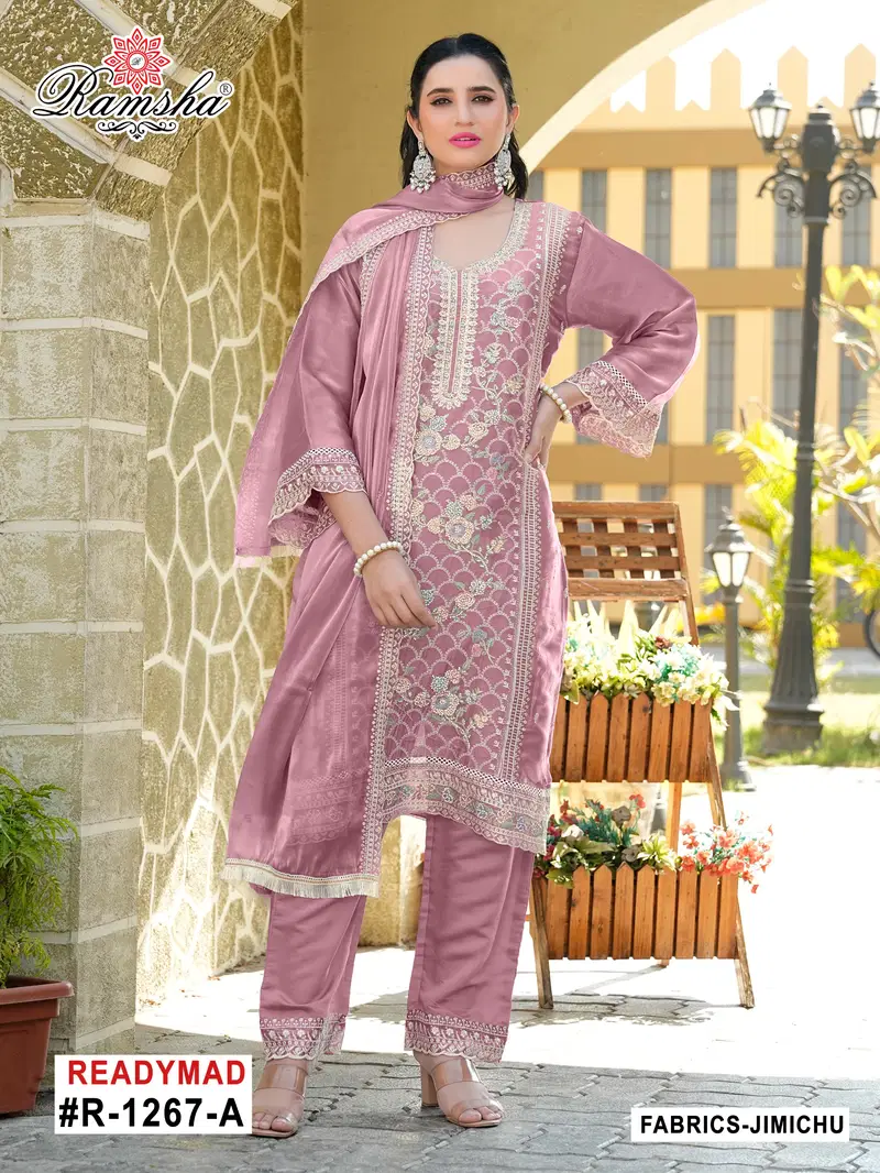 R 1267 Nx A To D By Ramsha Jimi Choo Pakistani Readymade Suits Wholesale Online